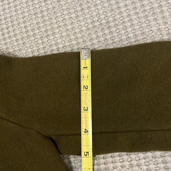 Jenni’s New York Army Military Green Double Breasted Fitted Trench Pea Coat - Picture 14 of 15
